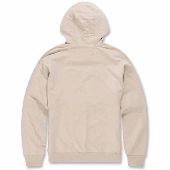 NEW JORDAN CRAIG men's summer breeze pullover hoodie in natural sand - Picture 3 of 3